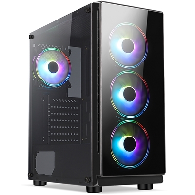 Computer Case Acodus CRONUS Achos Case, Gaming, Black, Mid Tower, 1 x USB 3.0 / 2 x USB 2.0 ...