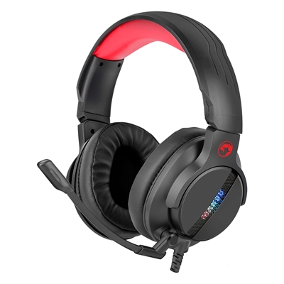 Marvo Scorpion HG9065 Gaming Headphones, 7.1 Virtual Surround Sound, RGB Gaming Headset - PC Xbox One, PS5 and PS4 Compatible, Professional 40mm Audio Drivers, Omnidirectional Mic