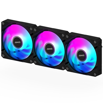 Gigabyte AORUS EZ CHAIN FAN 120 (3-Pack) - High-Performance 120mm ARGB Fans with Easy Daisy-Chain Setup